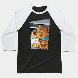 Grunge Cat Yuki Baseball T-Shirt